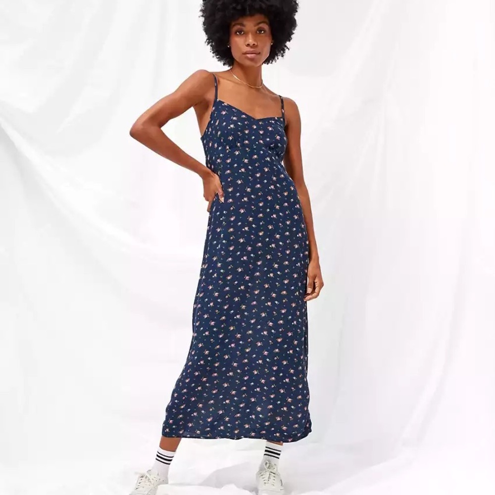 AE Slip Floral Midi Dress Size XL